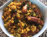 Foto del paso 3 de la receta: Arroz con vegetales y salchichas