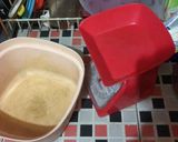 Foto langkah ke 1 dari resep Bolu kukus lemon nutrisari #nooven #nomixer.