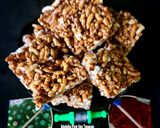A picture of step 6 of Murmura Chikki - Puffed Rice Jaggery Chikki - Mamra Chikki.