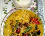 A picture of step 5 of Rajasthani boondi karhi😋راجھستانی بوندی کڑھی 😋.
