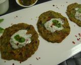 A picture of step 9 of Spinach Thali Peeth.