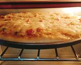 A picture of step 3 of Chicken Pizza 🍕🍕.