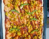 A picture of step 3 of 3 spices roasty pizza.