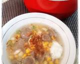 Foto langkah ke 4 dari resep Sup High Protein (Sup Jagung Ayam Bakso Putih Telur).