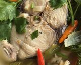 Foto langkah ke 3 dari resep (Eat Clean Menu) Sup Ikan Tenggiri.