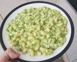 Foto langkah ke 9 dari resep Green goddes Mac & cheese| makaroni keju pasta hijau.