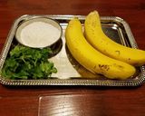 A picture of step 1 of Stuffed Banana Masala with Coconut stuffing.