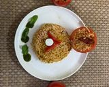 A picture of step 3 of Tangy Tomato Rice.