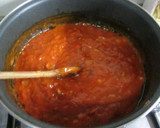 Foto del paso 4 de la receta: Pollo al horno con macarrones en salsa