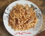 Foto del paso 5 de la receta: Tallarines con pollo y salsa de soja