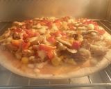 Hình bước làm 3 của món Pizza bò úc, nấm bao phê