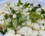 A picture of step 4 of Left over idli upma.