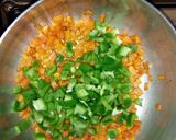 A picture of step 2 of Vegetables rice #charityrecipe #4weekschallange.