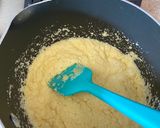 A picture of step 3 of Pistachio halwa.