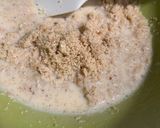 A picture of step 3 of Rice laddo.