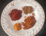 A picture of step 3 of Kathiyawadi Aloo matar ki subji.
