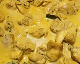 Une image de l'étape 6 de Poulet curry crémeux.