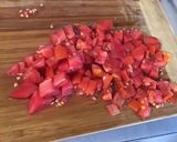 Une image de l'étape 5 de Salade de riz au thon, légumes et feta sauce truffée.