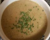 A picture of step 6 of Roasted broccoli mushroom soup.