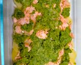 A picture of step 5 of Salmon, Potato, and Broccoli Gratin.