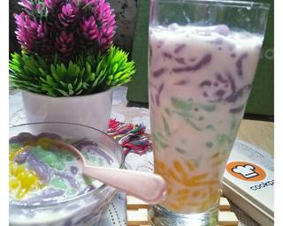 *cendol jelli yogurt* - Step 5
