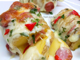 Baked cheesy potatoe