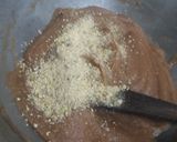 A picture of step 3 of Aata halwa.