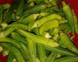 Bhindi gosht with naan recipe step 1 photo