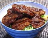 A picture of step 8 of Niigata Specialty! Sauce Katsu-don.