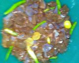 A picture of step 1 of Beef tikka liver.