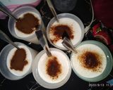 Hình bước làm 3 của món Sinh tố dừa - cà phê