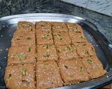 A picture of step 2 of (sesame peanuts mawa burfi).
