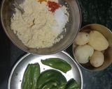 बेसन मिर्च के पकौडे (besan mirch ke pakode recipe in Hindi) रेसिपी चरण 1 फोटो