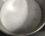 A picture of step 3 of Kaju milk sarbat.