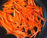 Carrot and tofu stir-fry（Ninjin-Shirishiri) recipe step 3 photo