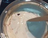 Foto del paso 4 de la receta: Tarta 3 chocolates con base de galleta y turrón 🍫🥄🍫