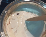 Foto del paso 4 de la receta: Tarta 3 chocolates con base de galleta y turrón 🍫🥄🍫