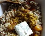 Une image de l'étape 2 de Gratin de potimarron, quinoa et truite fumée.