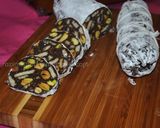 A picture of step 8 of Chocolate Salami (salame).