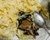 صورة لخطوة 3 من وصفة ملوخية باللحمة🩶