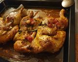 Une image de l'étape 1 de Poulet rôti crapaudine recette portugaise.