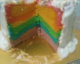 Steamed Rainbow Cake langkah memasak 5 foto