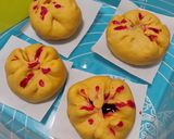 Foto langkah ke 7 dari resep Bakpao Labu Kuning (3 Isian).