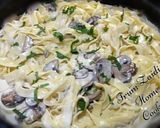 A picture of step 3 of 🍄🍝🍗Chicken and Mushroom Alfredo Pasta🍄🍝🍗.