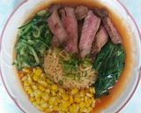 Foto langkah ke 7 dari resep Miso Ramen Sapi Panggang.