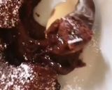 Une image de l'étape 9 de Cake🍰 chocolat noir🍫 et sa crème anglaise🍧.