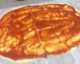 Foto del paso 2 de la receta: Pizza de espinacas, gambas y queso roquefort