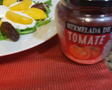 Foto del paso 4 de la receta: Ensalada de mozzarella, melocotón y salsa de mermelada de tomate
