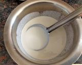 A picture of step 1 of Healthy semolina chila with Italian filling.