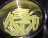 A picture of step 1 of KFC fries.